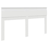 Headboard with Headboard White 180 cm Engineered wood - Rear View