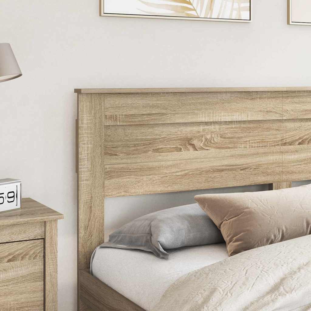 Headboard with Headboard Sonoma Oak 180 cm Engineered wood