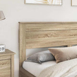 Headboard with Headboard Sonoma Oak 180 cm Engineered wood - Side View