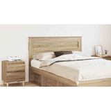 Headboard Sonoma Oak Engineered wood - Rear View