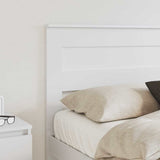 Headboard with Headboard White 135 cm Engineered wood - Side View
