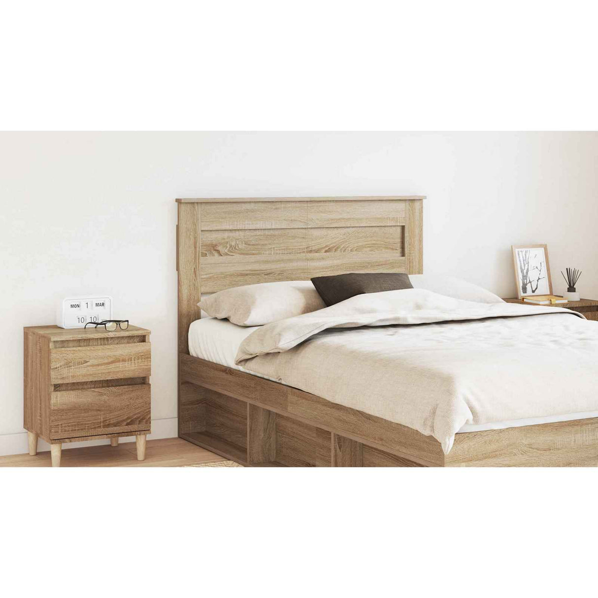 Headboard Sonoma Oak Engineered wood