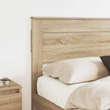 Headboard with Headboard Sonoma Oak 135 cm Engineered wood - Side View