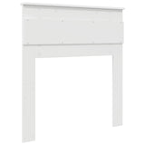 Headboard White Engineered wood - Rear View