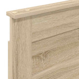 Headboard with Headboard Sonoma Oak 90 cm Engineered wood - Close-Up Angle