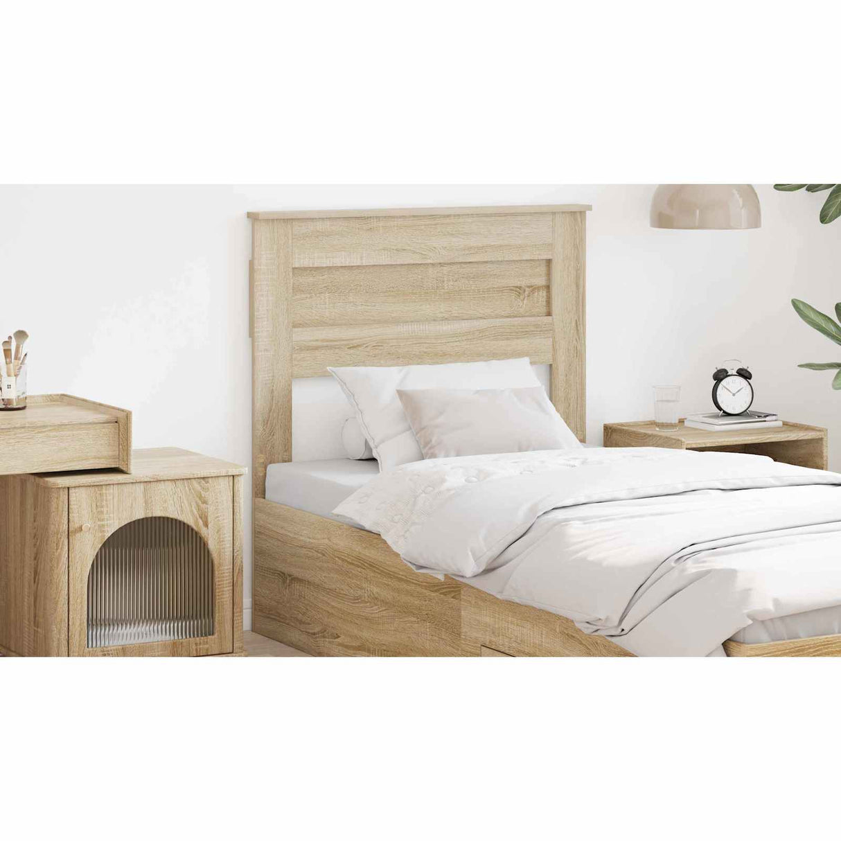 Headboard Sonoma Oak Engineered wood