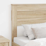 Headboard with Headboard Sonoma Oak 90 cm Engineered wood - Side View