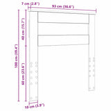 Headboard with Headboard Sonoma Oak 90 cm Engineered wood - Extra Image