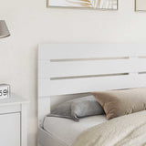 Headboard with Headboard White 180 cm Engineered wood - Side View