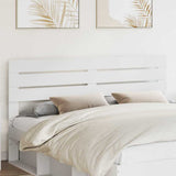 Headboard with Headboard White 180 cm Engineered wood