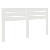 Headboard with Headboard White 180 cm Engineered wood - Rear View