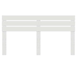 Headboard White Engineered wood - Top-Down View