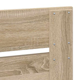 Headboard with Headboard Sonoma Oak 180 cm Engineered wood - Low Angle