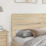 Headboard with Headboard Sonoma Oak 180 cm Engineered wood - Side View