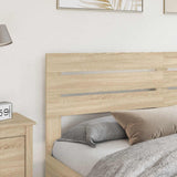 Headboard Sonoma Oak Engineered wood - Side View