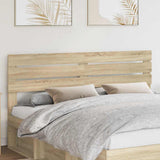 Headboard with Headboard Sonoma Oak 180 cm Engineered wood