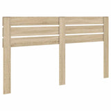 Headboard with Headboard Sonoma Oak 180 cm Engineered wood - Rear View