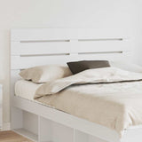 Headboard with Headboard White 150 cm Engineered wood