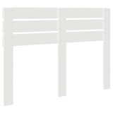 Headboard with Headboard White 150 cm Engineered wood - Rear View