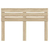 Headboard with Headboard Sonoma Oak 150 cm Engineered wood - Top-Down View