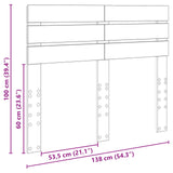 Headboard White Engineered wood