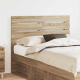Headboard with Headboard Sonoma Oak 135 cm Engineered wood