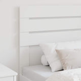 Headboard with Headboard White 90 cm Engineered wood - Side View