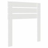 Headboard with Headboard White 90 cm Engineered wood - Rear View