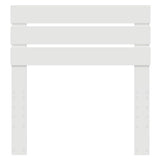 Headboard with Headboard White 90 cm Engineered wood - Top-Down View