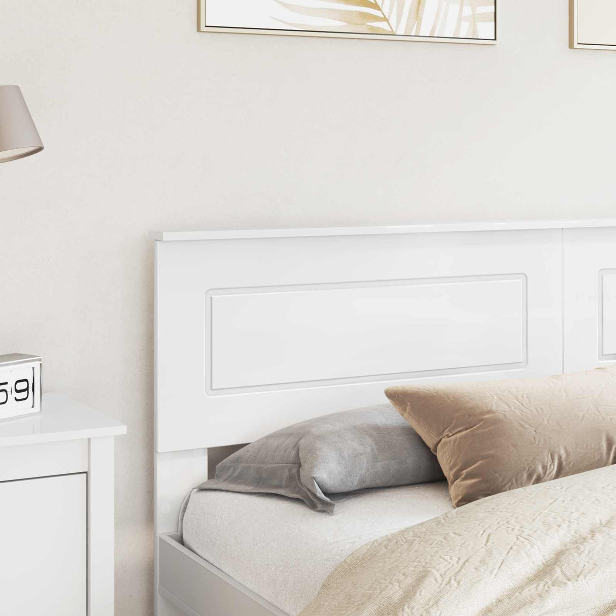 Headboard White Engineered wood