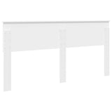 Headboard White Engineered wood - Rear View