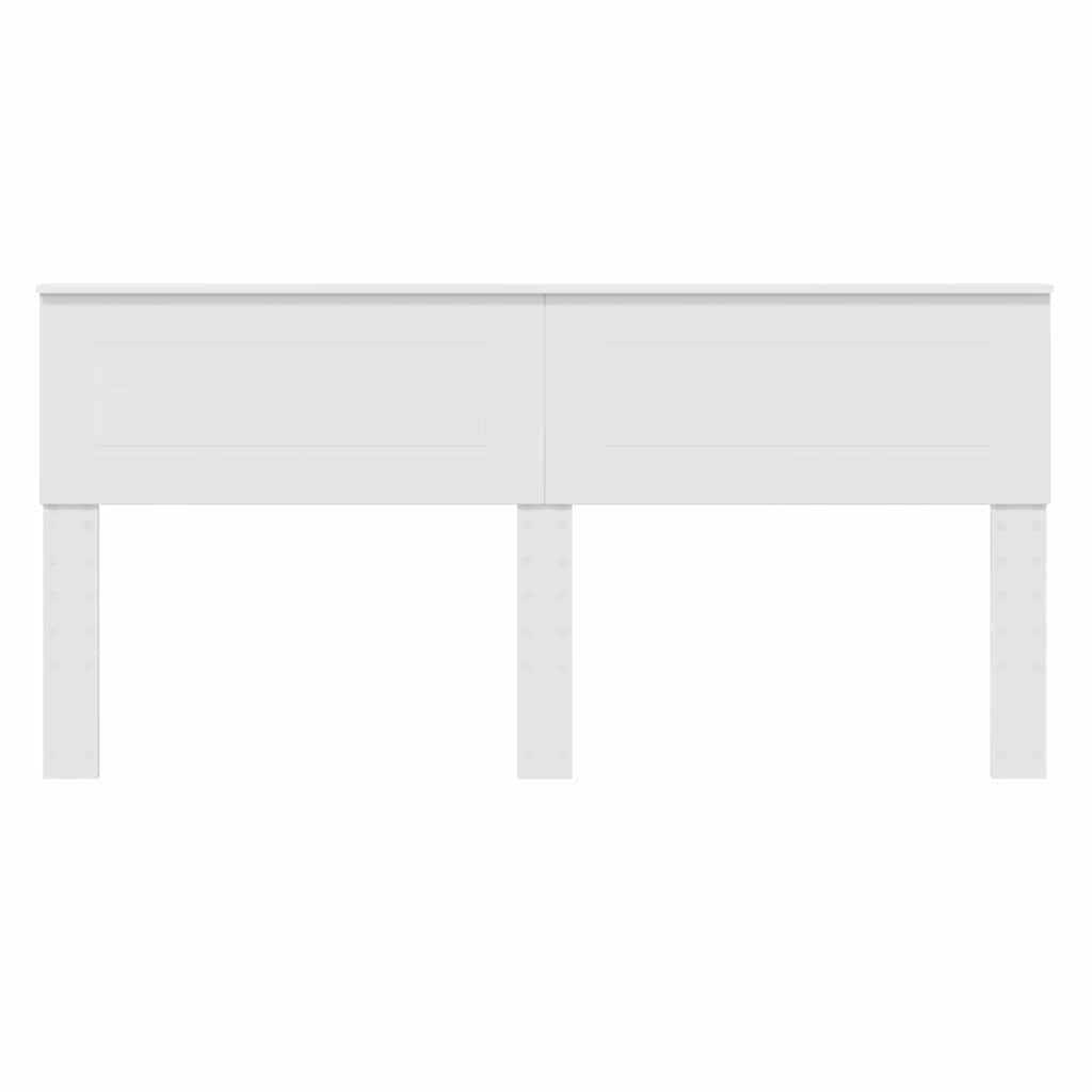 Headboard with Headboard White 180 cm Engineered wood