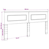 Headboard White Engineered wood
