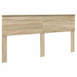 Headboard Sonoma Oak Engineered wood - Front View