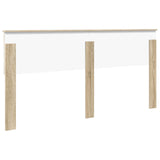 Headboard Sonoma Oak Engineered wood - Rear View
