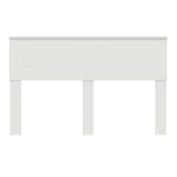 Headboard with Headboard White 150 cm Engineered wood - Top-Down View