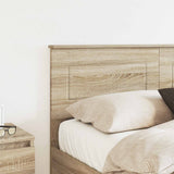 Headboard Sonoma Oak Engineered wood - Side View