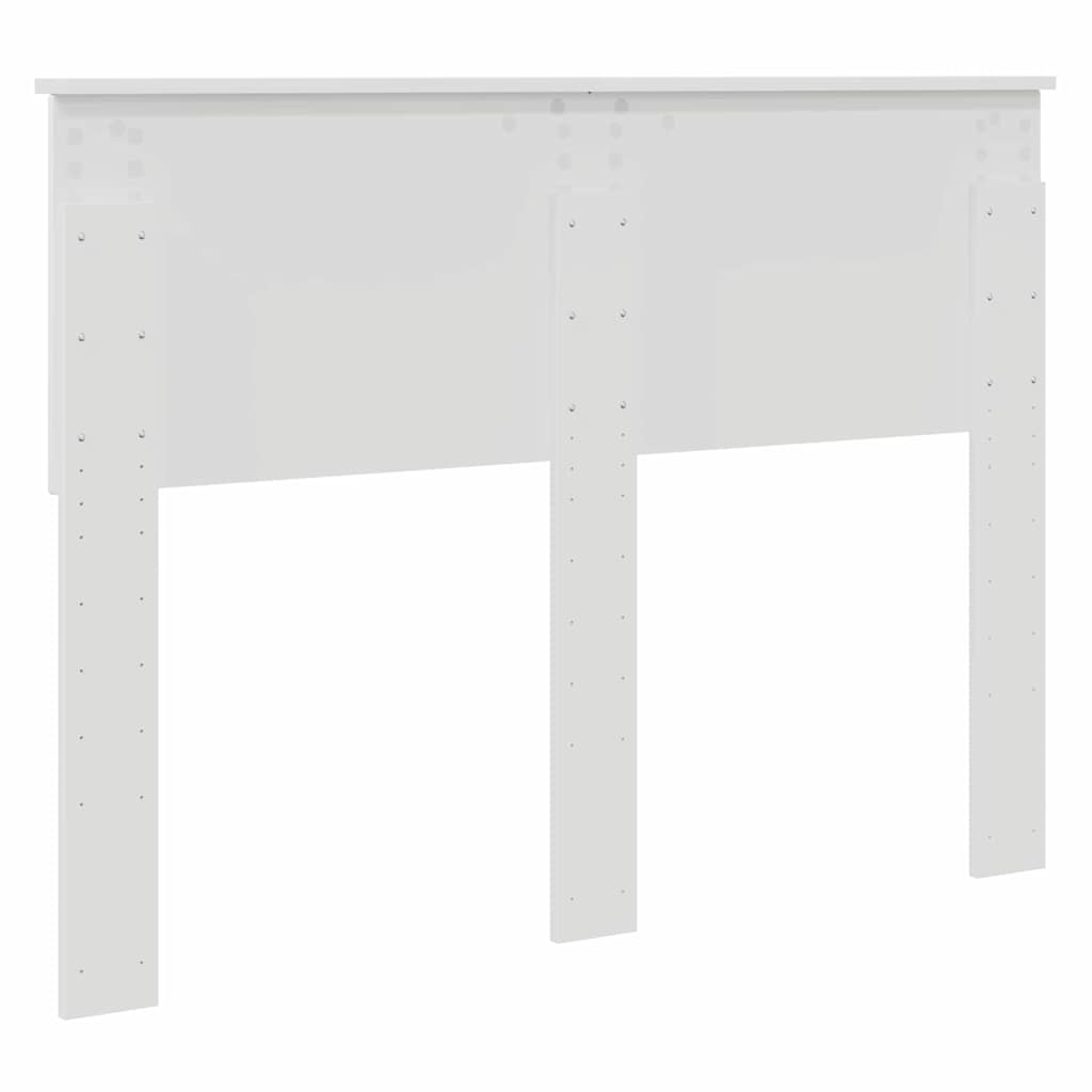 Headboard with Headboard White 135 cm Engineered wood