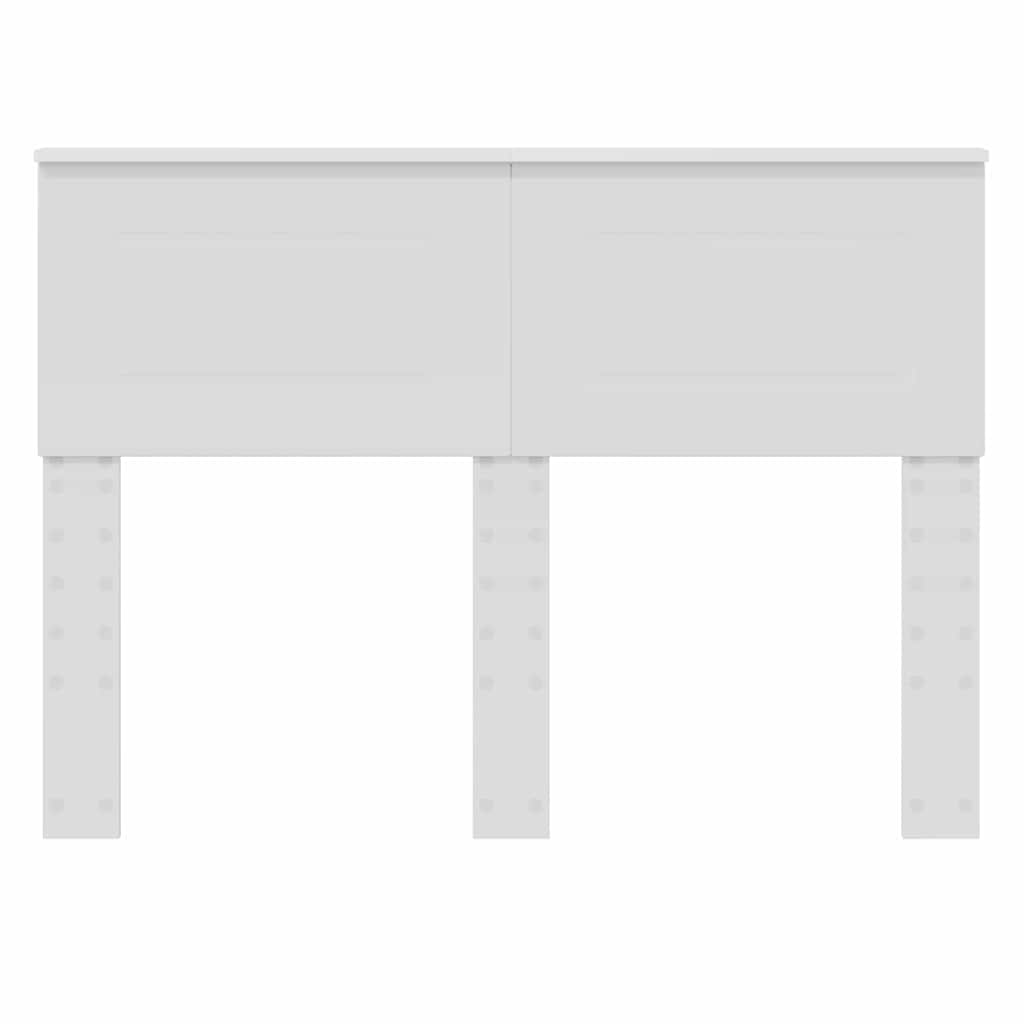 Headboard with Headboard White 135 cm Engineered wood