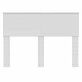 Headboard with Headboard White 135 cm Engineered wood - Top-Down View