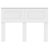 Headboard White Engineered wood - Top-Down View