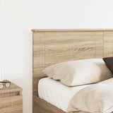 Headboard with Headboard Sonoma Oak 135 cm Engineered wood - Side View