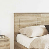 Headboard Sonoma Oak Engineered wood - Side View