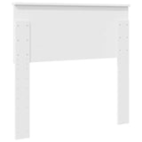 Headboard White Engineered wood - Rear View