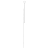 Headboard White Engineered wood - 45-Degree Angle