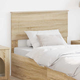 Headboard with Headboard Sonoma Oak 90 cm Engineered wood