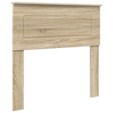 Headboard Sonoma Oak Engineered wood - Front View