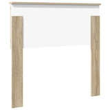 Headboard Sonoma Oak Engineered wood - Rear View