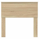 Headboard with Headboard Sonoma Oak 90 cm Engineered wood - Top-Down View