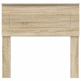 Headboard Sonoma Oak Engineered wood - Top-Down View